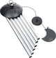 MEINL Sonic Energy Moon Meditation Chime 32"/80 cm - 432 Hz - Round Arch/Silver detail view 10 at Luna Panther