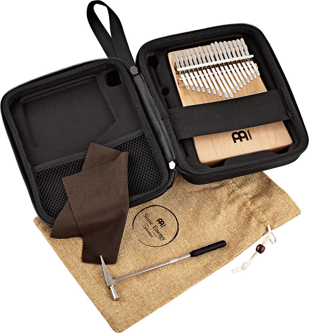 Meinl Sonic Energy Solid Kalimba - 17 notes, maple detail view 6 at Luna Panther