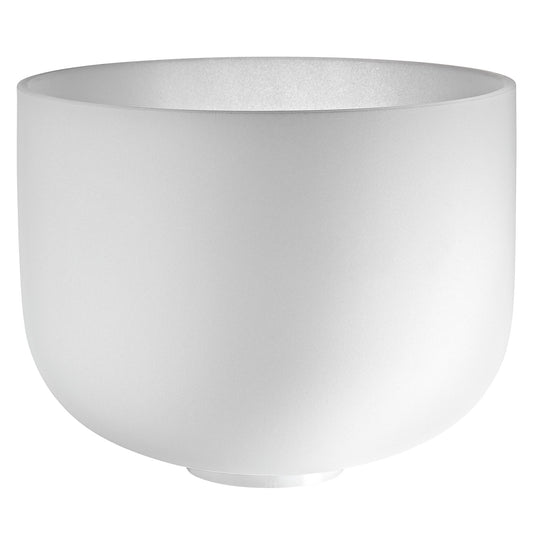 MEINL Sonic Energy White-Frosted Crystal Singing Bowl 12" - G3/Throat Chakra/440 Hz at Luna Panther
