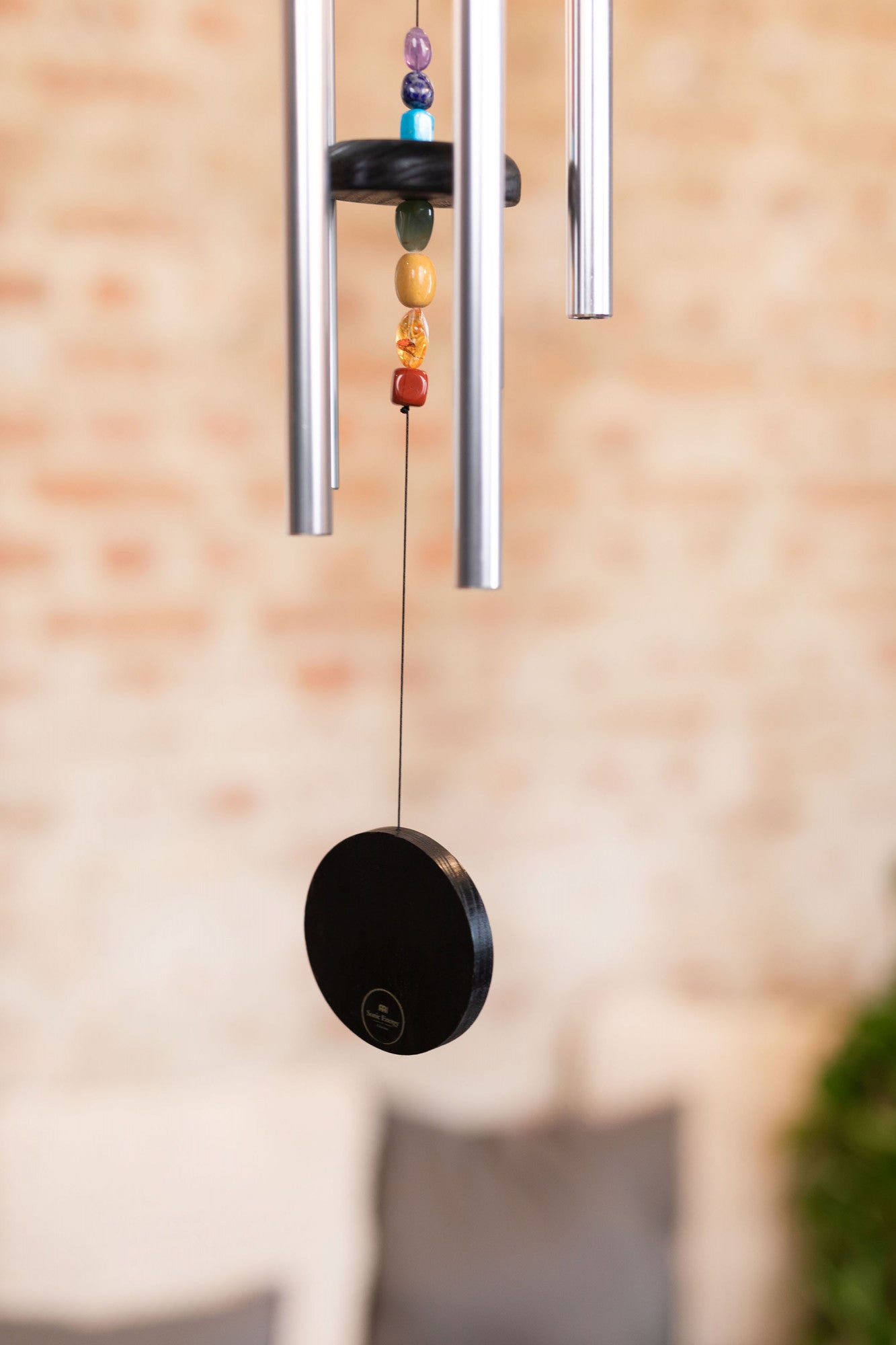 MEINL Sonic Energy Chakra Meditation Chime 25"/64 cm - 432 Hz - Silver detail view 4 at Luna Panther