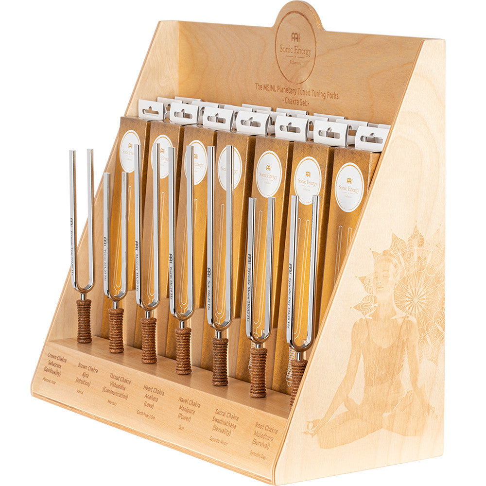 MEINL Sonic Energy Tuning Fork Display - Chakra-Set detail view 5 at Luna Panther