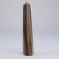 Tigers Eye Obelisk 100g natural crystal tower back