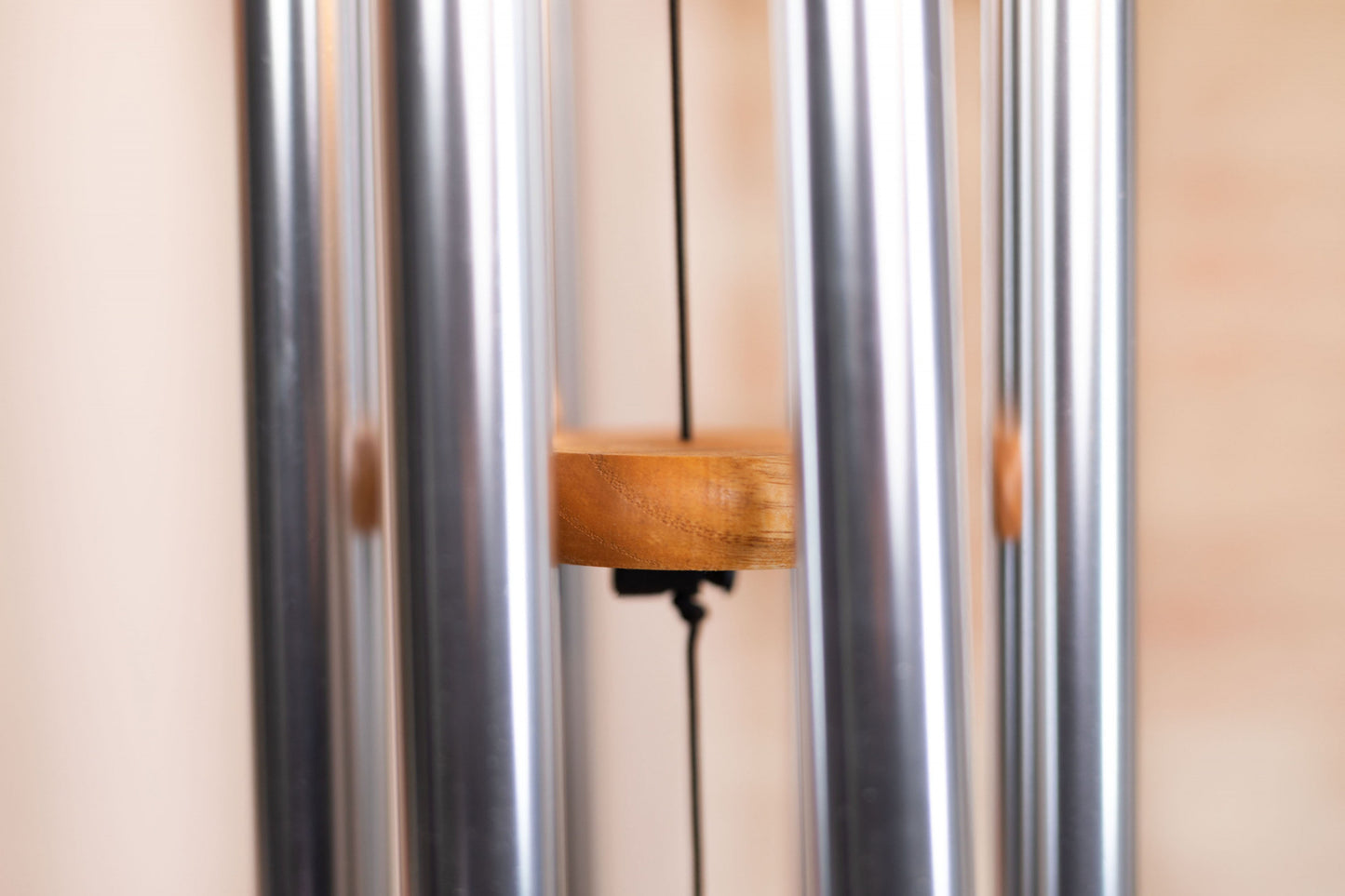 MEINL Sonic Energy Blue Agate Meditation Chime 29"/73 cm - 432 Hz - Silver detail view 6 at Luna Panther