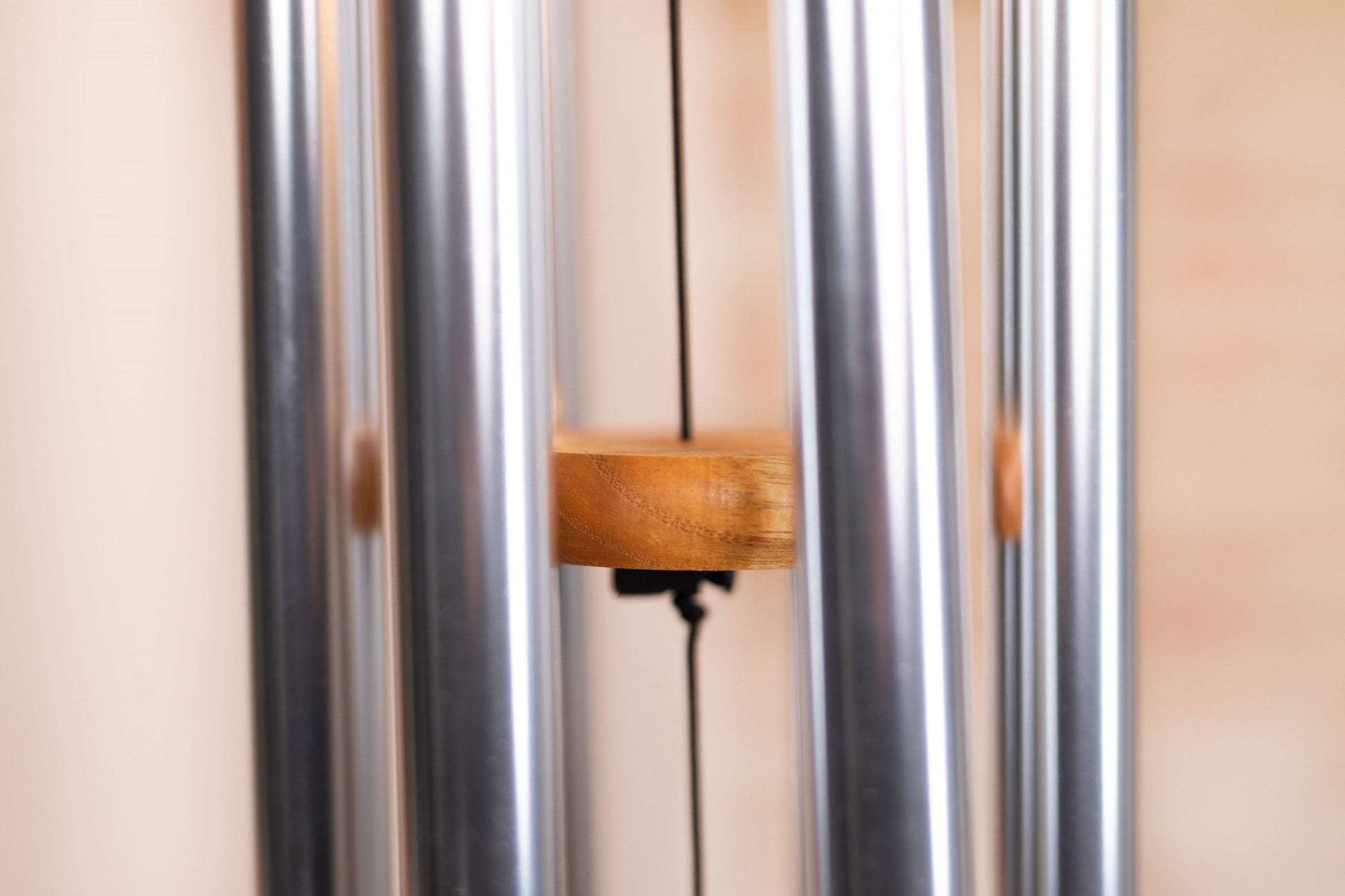 MEINL Sonic Energy Blue Agate Meditation Chime 29"/73 cm - 432 Hz - Silver detail view 6 at Luna Panther
