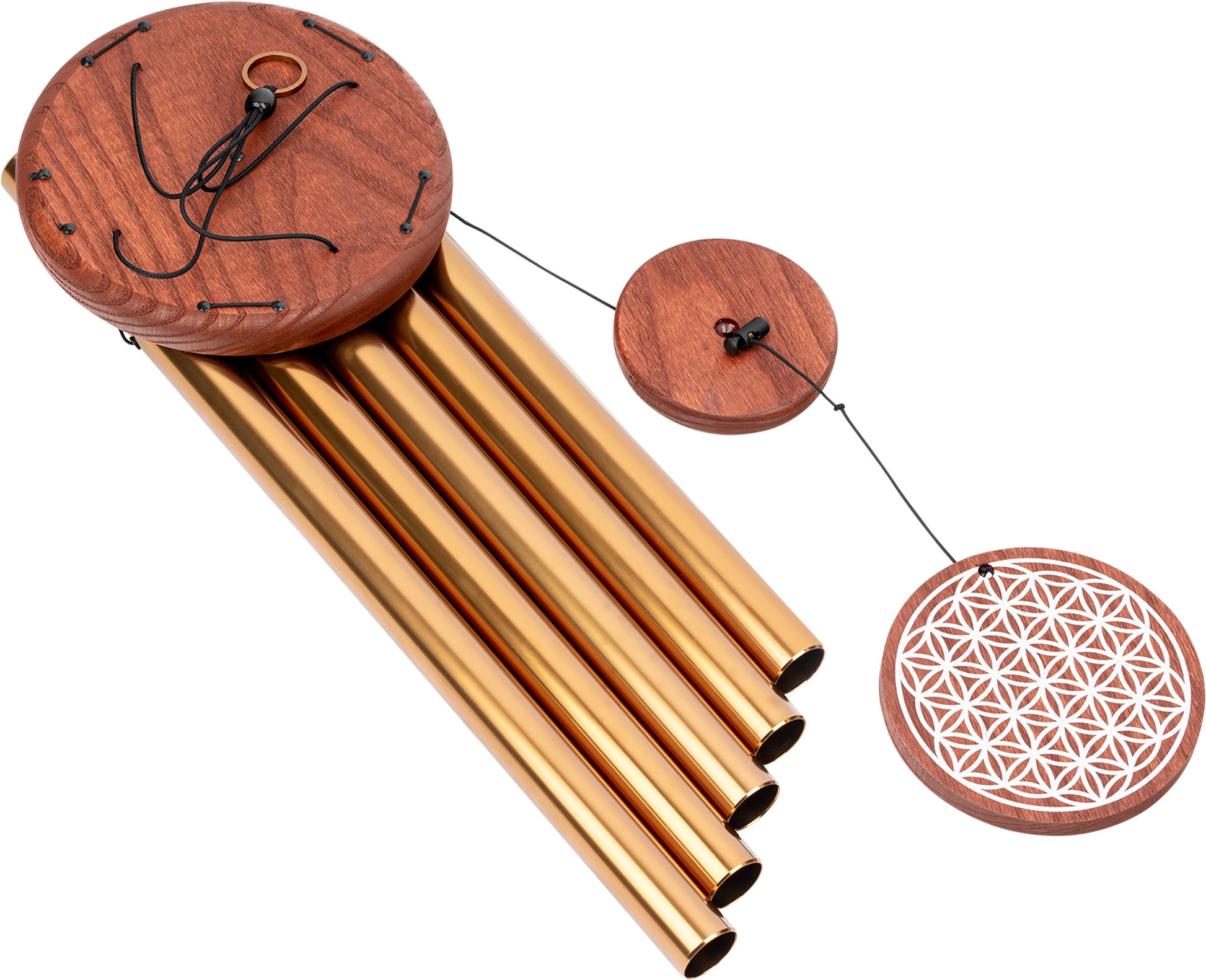 MEINL Sonic Energy Flower of Life Meditation Chime 36"/90 cm - 432 Hz - Bronze detail view 10 at Luna Panther