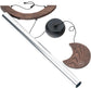 MEINL Sonic Energy Moon Meditation Chime 35"/88 cm - 432 Hz - Curved Suspension/Silver detail view 10 at Luna Panther