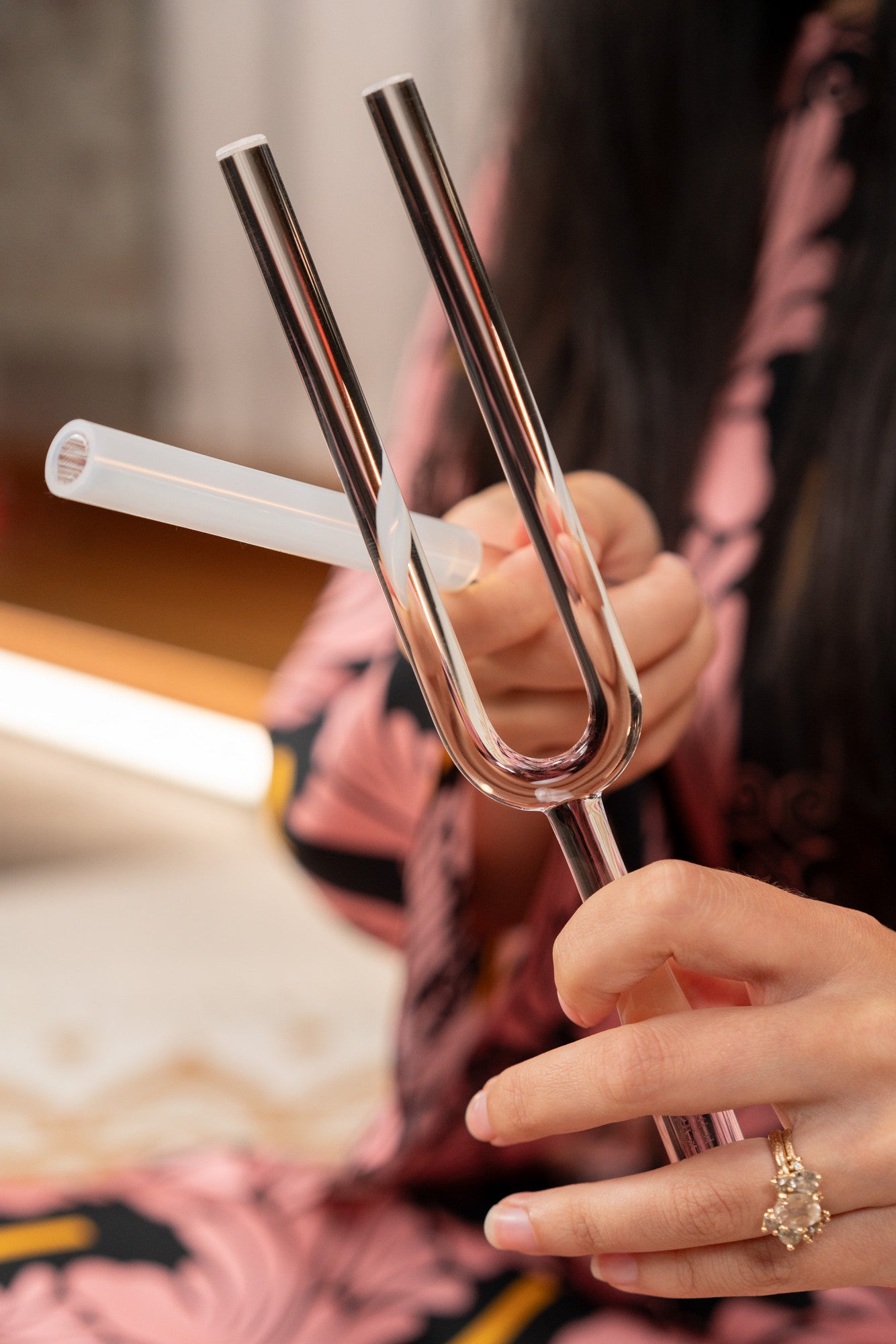 MEINL Sonic Energy Natural Pitch Crystal Tuning Fork 432 Hz detail view 7 at Luna Panther
