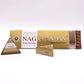 42g Jumbo Golden Nag - Chandan Backflow Incense Cones - Luna Panther