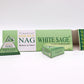42g Jumbo Golden Nag - White Sage Backflow Incense Cones - Luna Panther