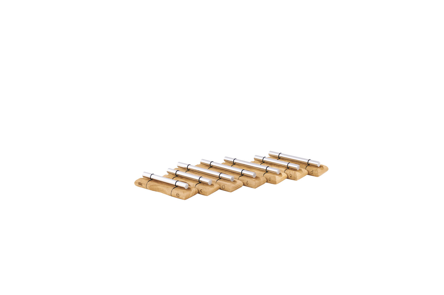 MEINL Sonic Energy Planetary Tuned Energy Chimes Chakra Set -7 pcs detail view 7 at Luna Panther