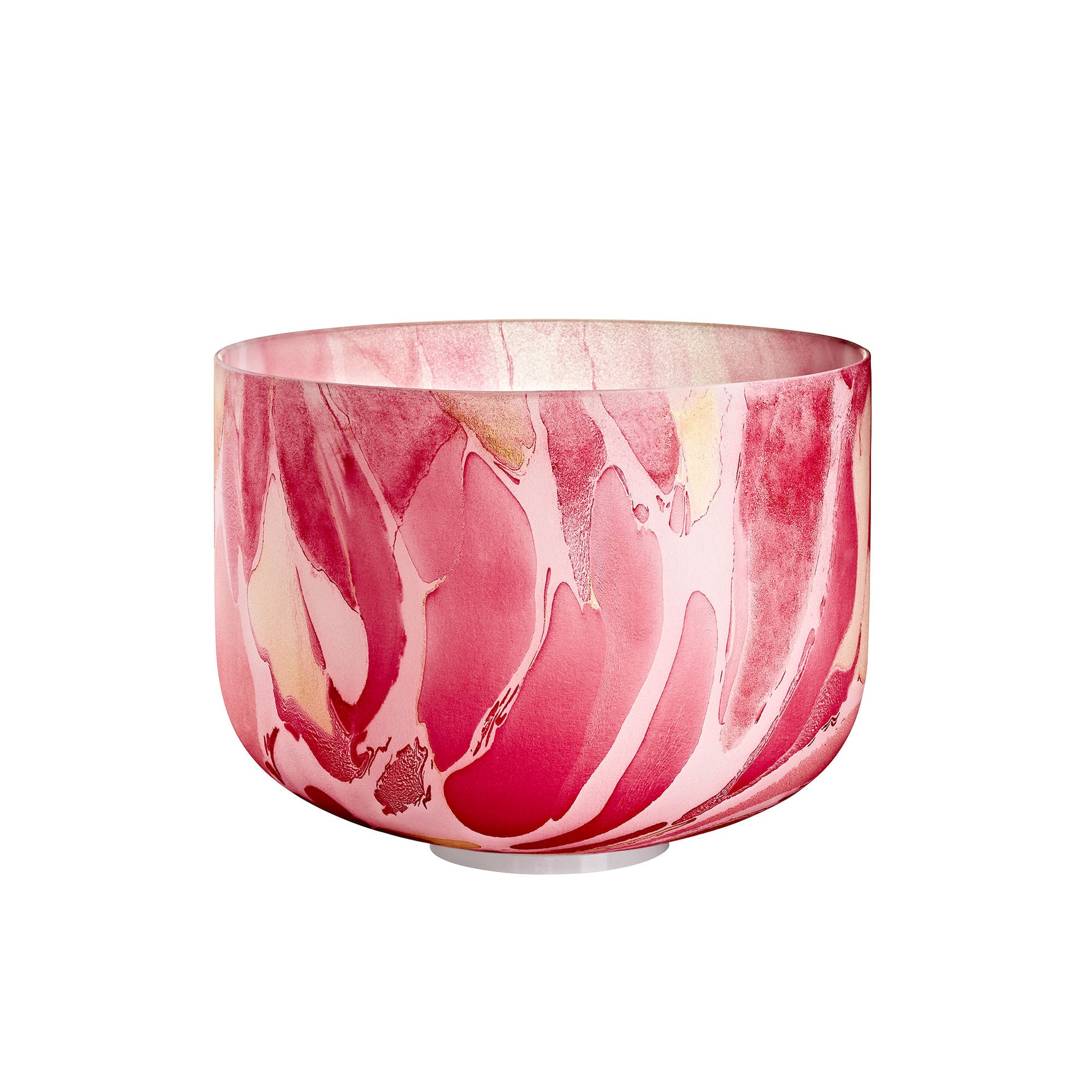 MEINL Sonic Energy Marble Crystal Singing Bowl 10" - C4/Root Chakra/432 Hz - Red at Luna Panther