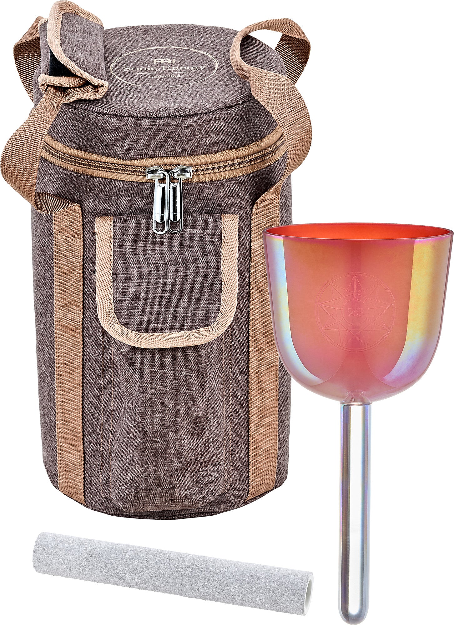 MEINL Sonic Energy 3.25" Essence Solfeggio Crystal Singing Bowl 963 Hz, Coral Reef detail view 8 at Luna Panther