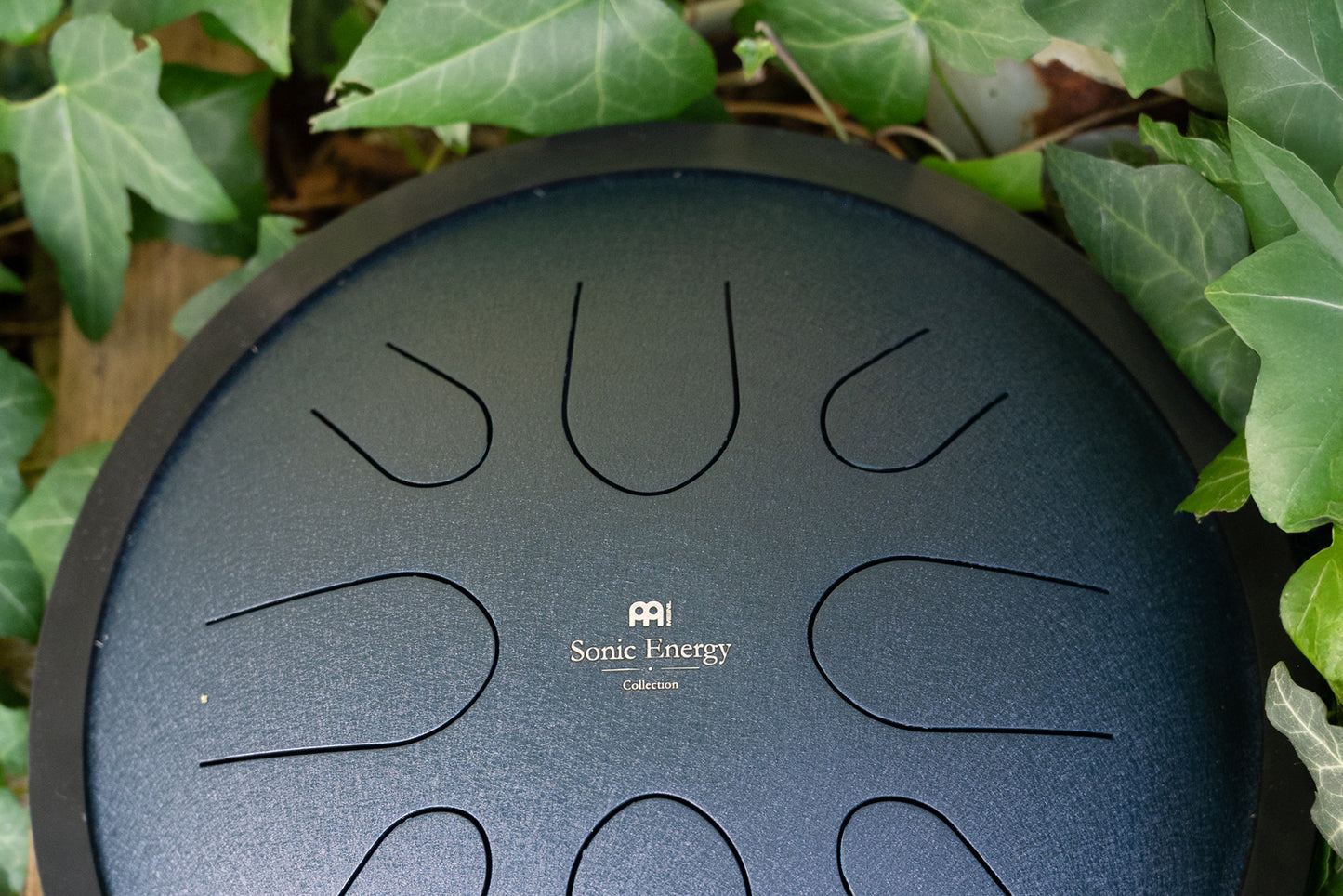 MEINL Sonic Energy Compact Steel Tongue Drum 10" - C Minor/8 Notes/432 Hz - Navy Blue detail view 7 at Luna Panther