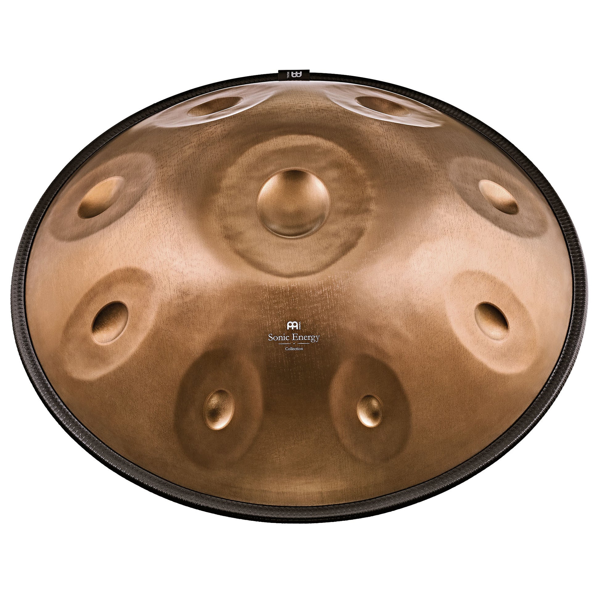 MEINL Sonic Energy Sensory Handpan, Stainless Steel, F Pygmy, 11 Notes, 440 Hz, Vintage copper detail view 2 at Luna Panther