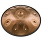 MEINL Sonic Energy Sensory Handpan, Stainless Steel, F Pygmy, 11 Notes, 440 Hz, Vintage copper detail view 2 at Luna Panther