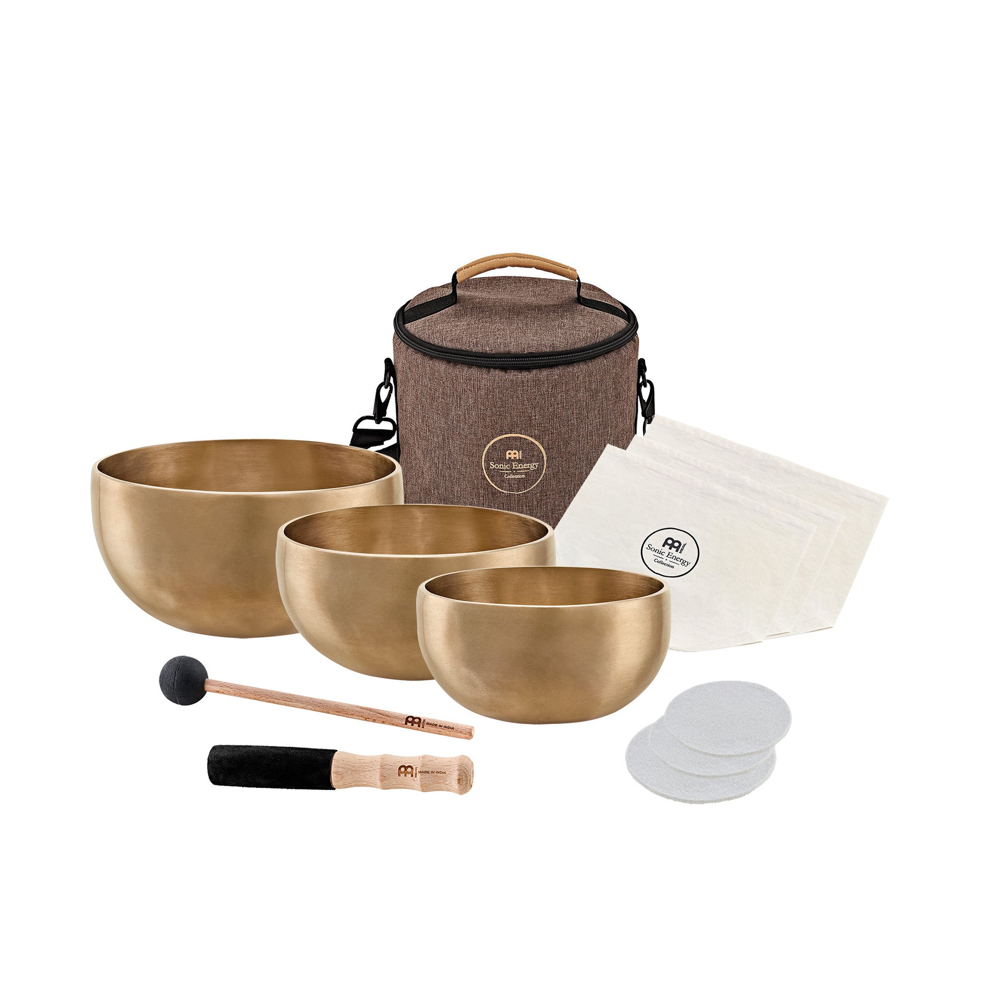 MEINL Sonic Energy 3-piece Yoga Nidra Singing Bowl Set at Luna Panther