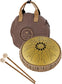 MEINL Sonic Energy Medium Octave Steel Tongue Drum 10" - C Major/8 Notes/432 Hz - Gold detail view 12 at Luna Panther