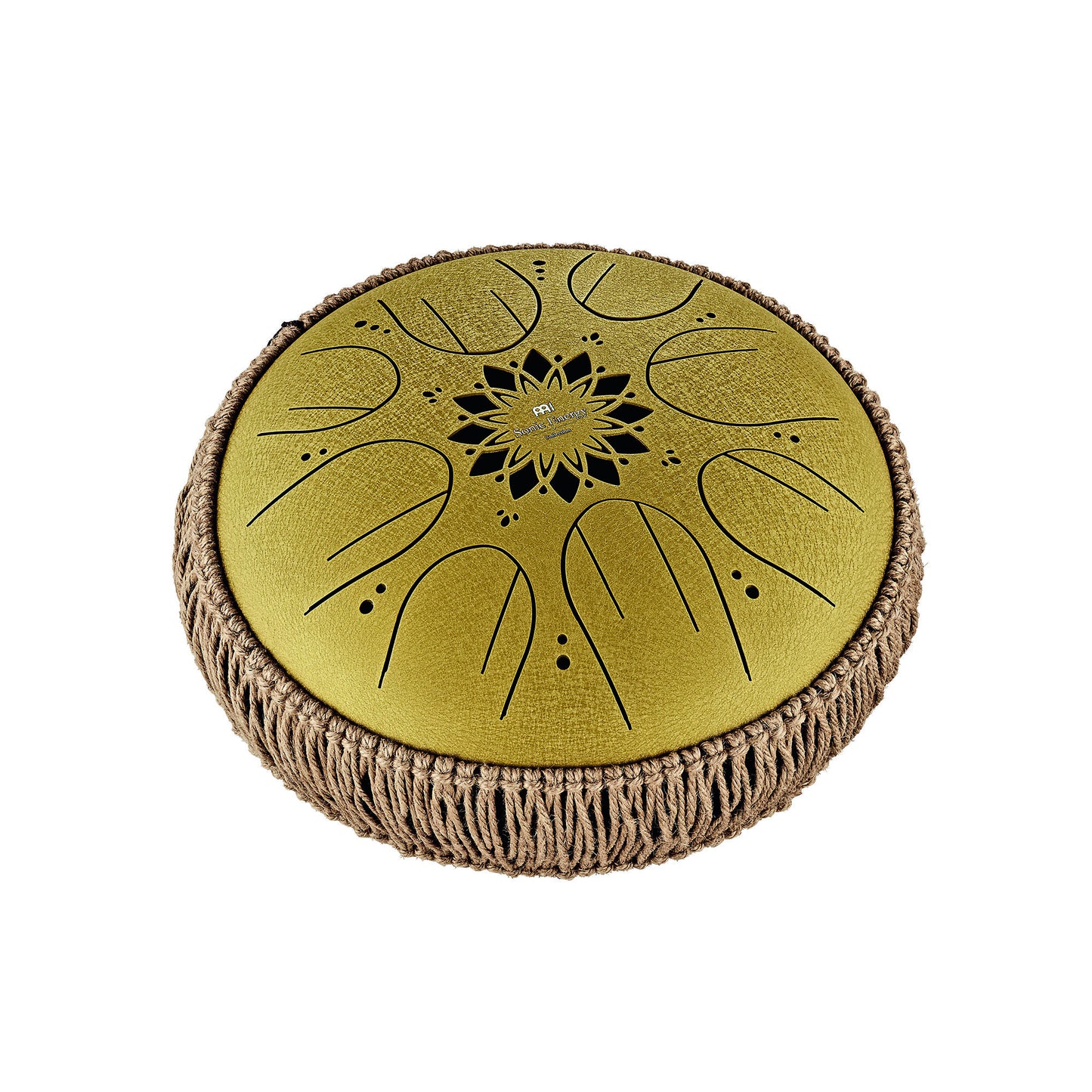 MEINL Sonic Energy Medium Octave Steel Tongue Drum 10" - C Major/8 Notes/432 Hz - Gold at Luna Panther