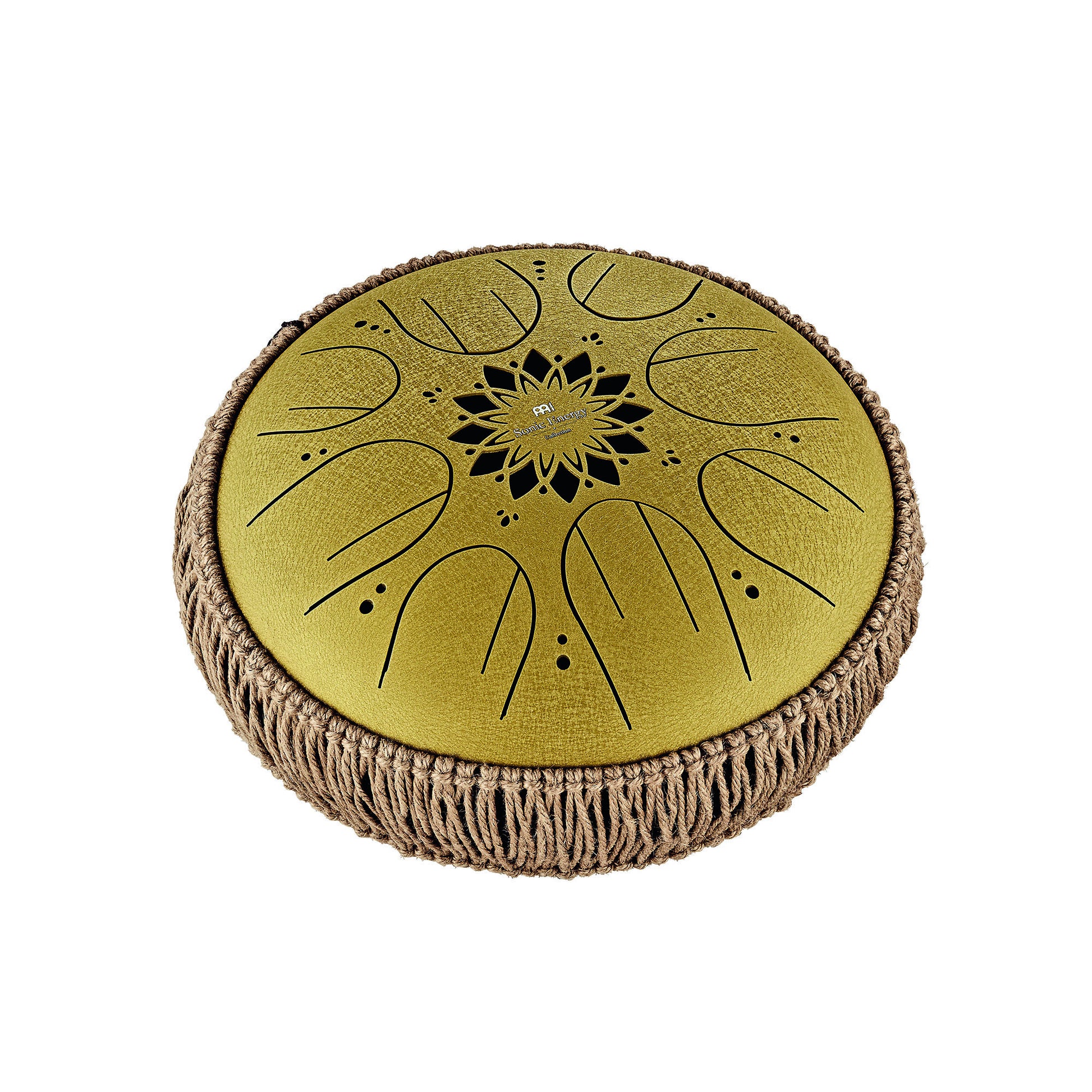 MEINL Sonic Energy Medium Octave Steel Tongue Drum 10" - C Major/8 Notes/432 Hz - Gold at Luna Panther