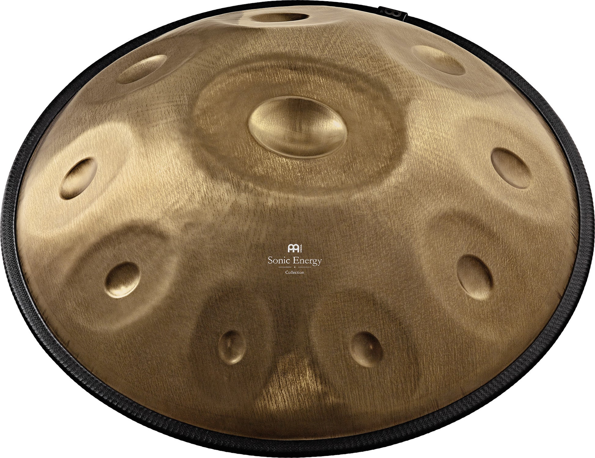 MEINL Sonic Energy Sensory Handpan Stainless Steel D Kurd 10 Notes 440 Hz - Vintage Gold detail view 13 at Luna Panther
