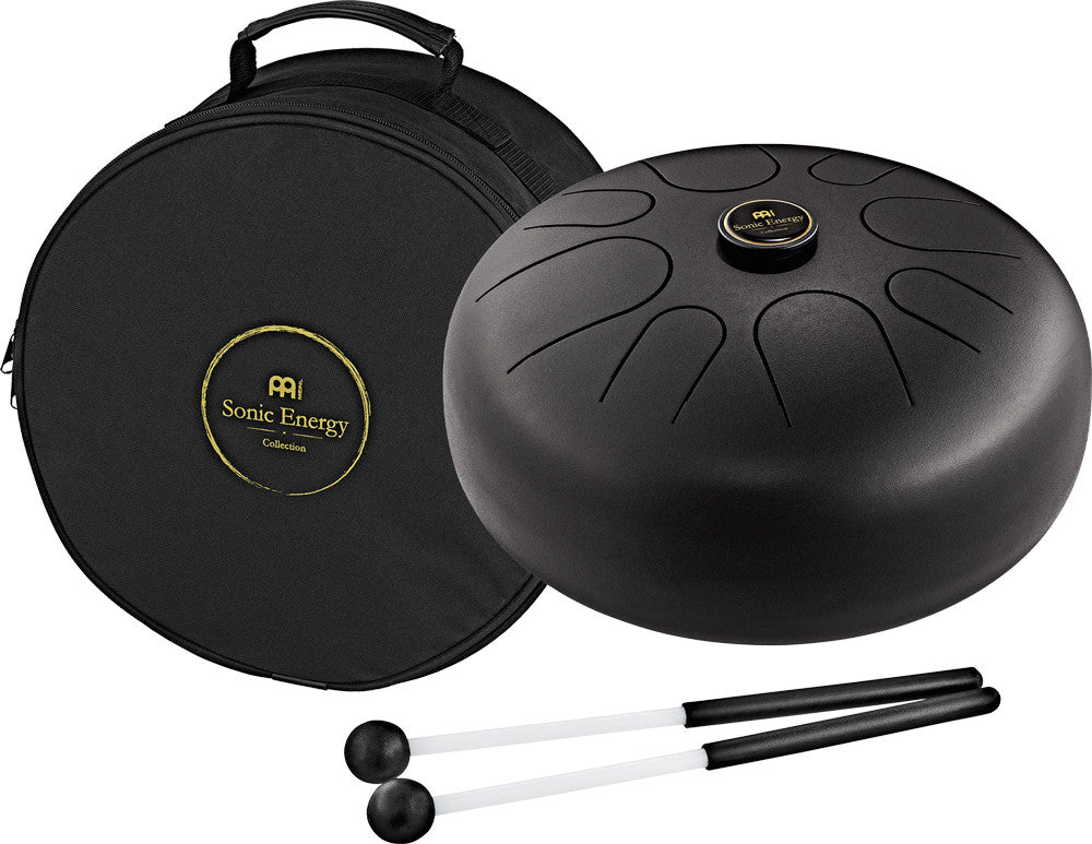 MEINL Sonic Energy Steel Tongue Drum 12" - A Akebono/8 Notes/440 Hz - Black detail view 8 at Luna Panther