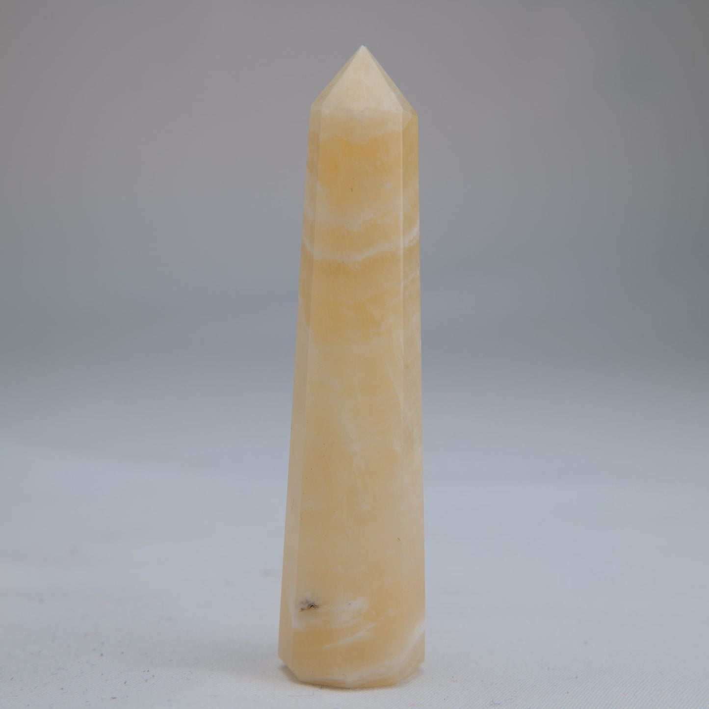 Yellow Banded Calcite Point 52g additional-2