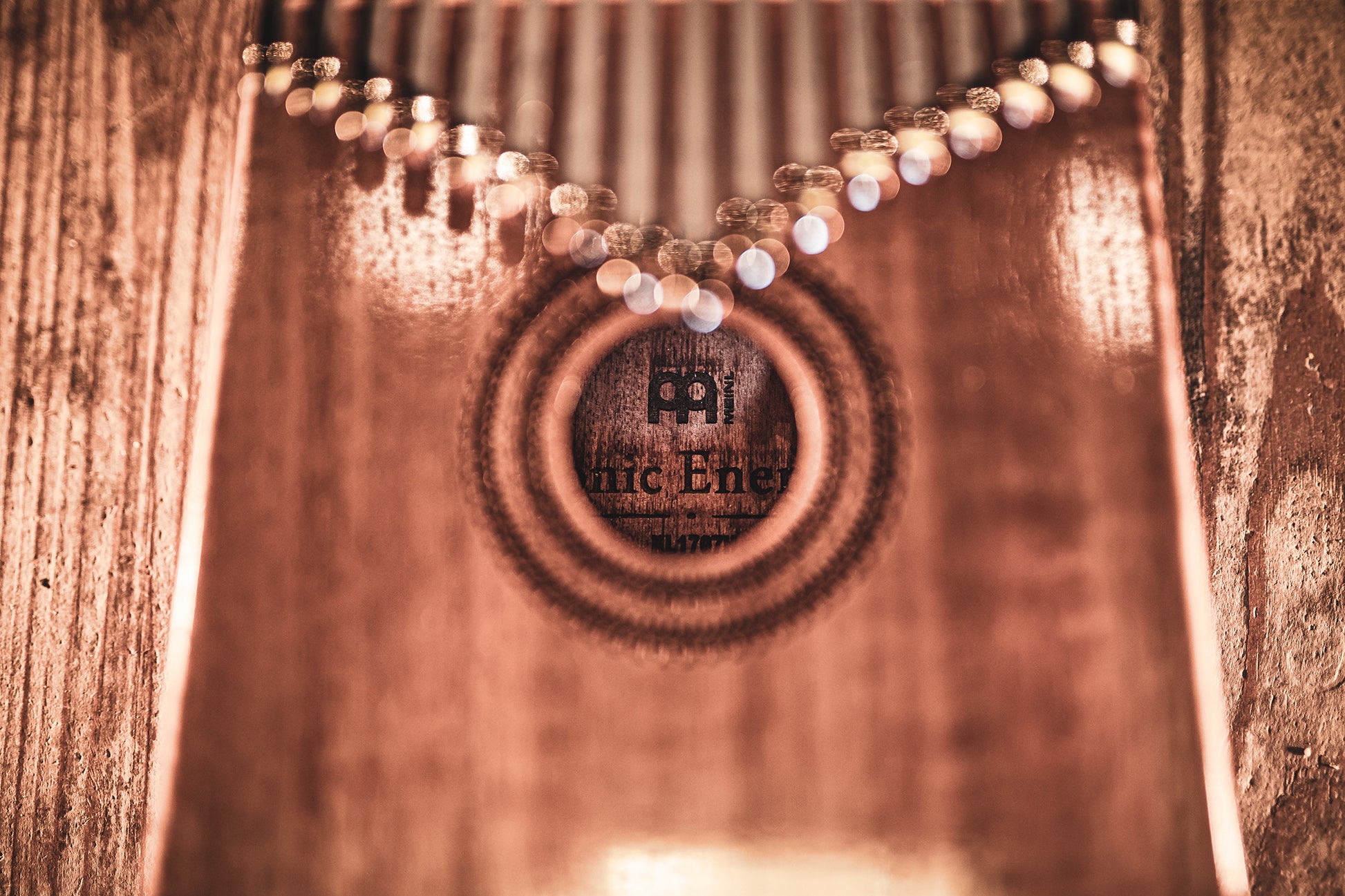 Meinl Sonic Energy Sound Hole Kalimba - 17 notes, acacia detail view 13 at Luna Panther