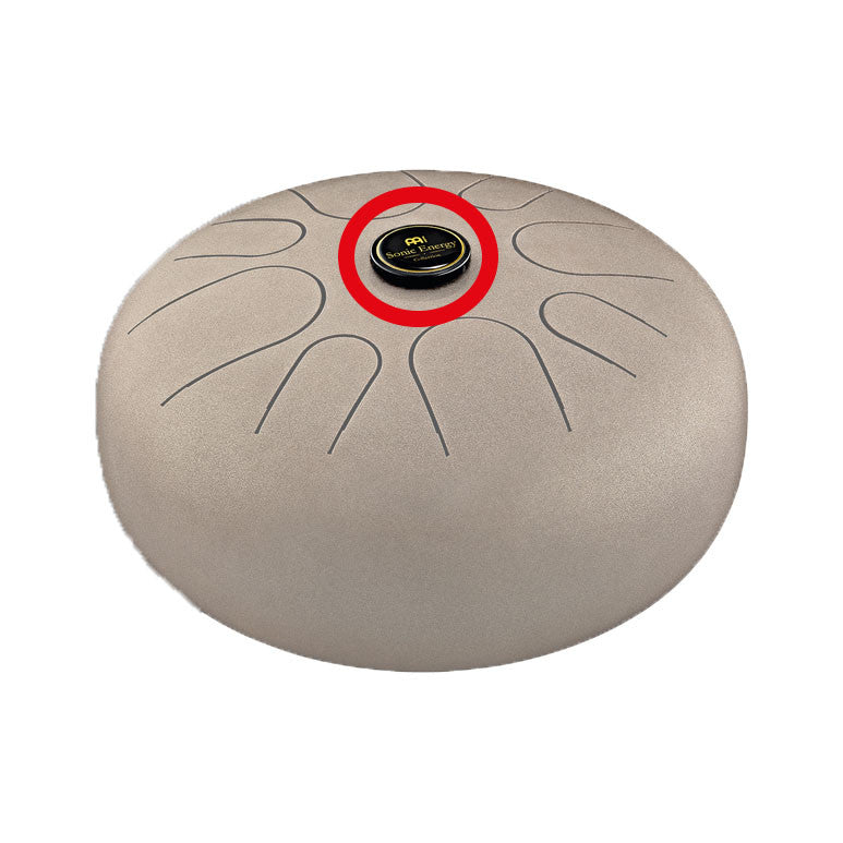 Meinl Sonic Energy Logo Button for 12" Steel Tongue Drum at Luna Panther
