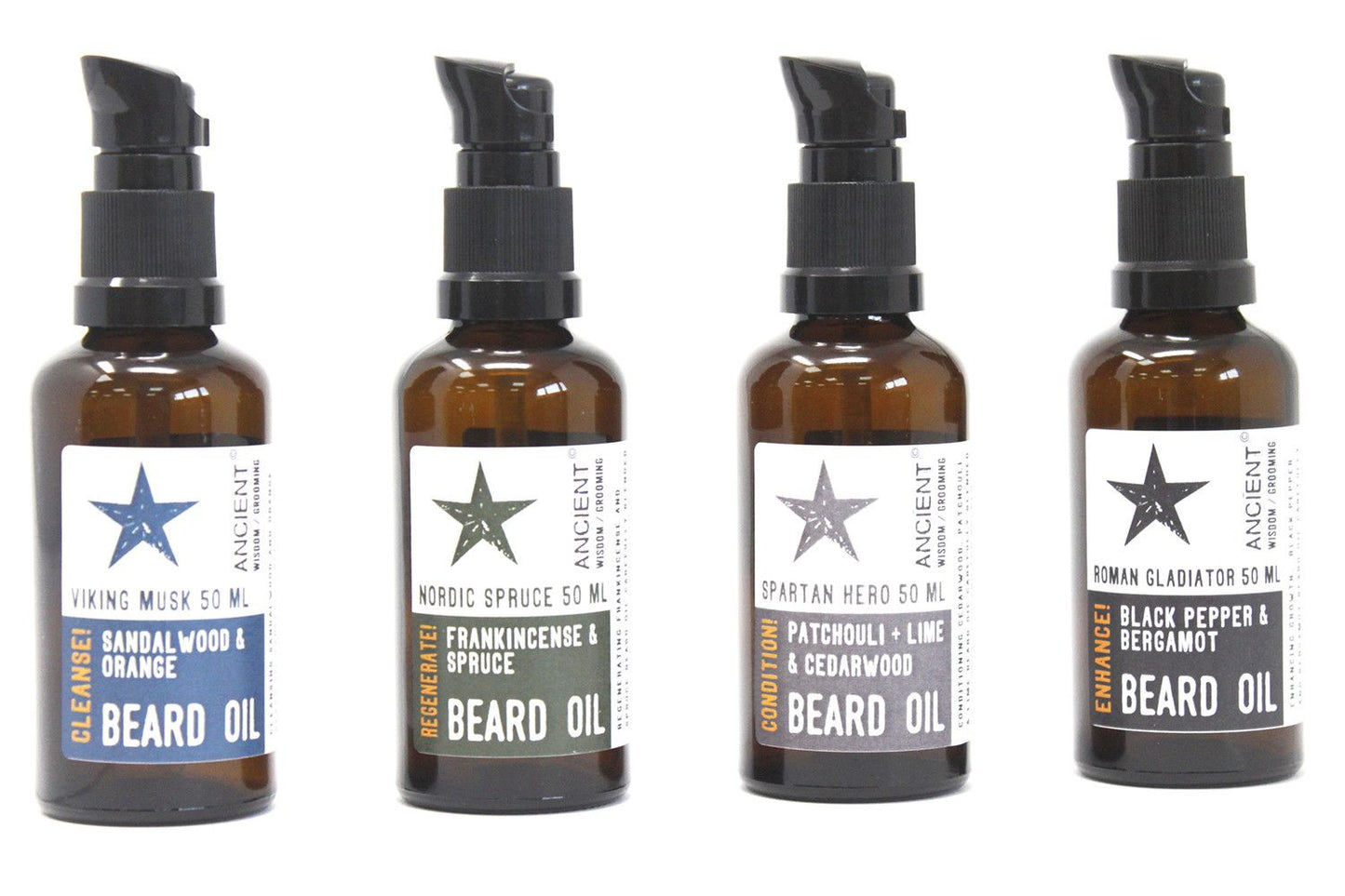 50ml Beard Oil - Nordic Spruce - Regenerate! - Luna Panther