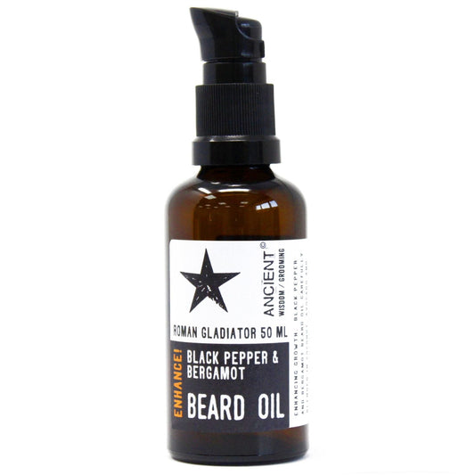 50ml Beard Oil - Roman Gladiator - Enhance! - Luna Panther