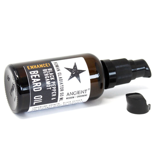 50ml Beard Oil - Roman Gladiator - Enhance! - Luna Panther alternate view