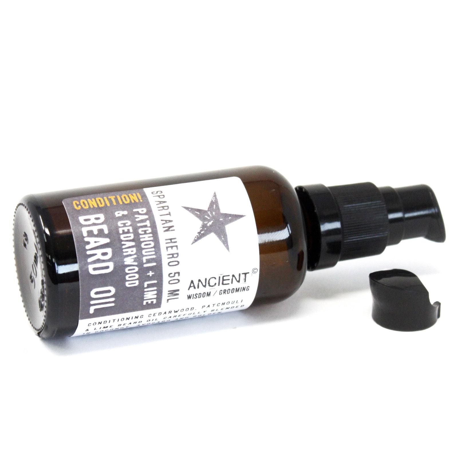 50ml Beard Oil - Spartan Hero - Condition! - Luna Panther