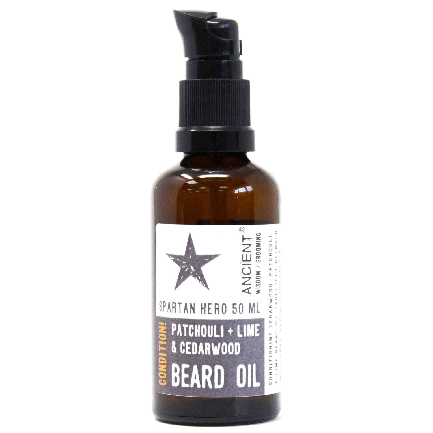 50ml Beard Oil - Spartan Hero - Condition! - Luna Panther