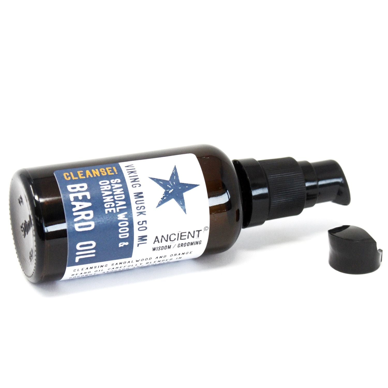 50ml Beard Oil - Viking Musk - Cleanse! - Luna Panther