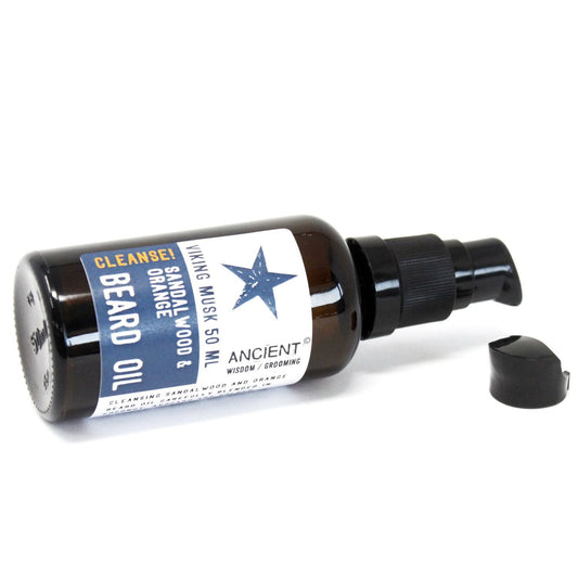 50ml Beard Oil - Viking Musk - Cleanse! - Luna Panther