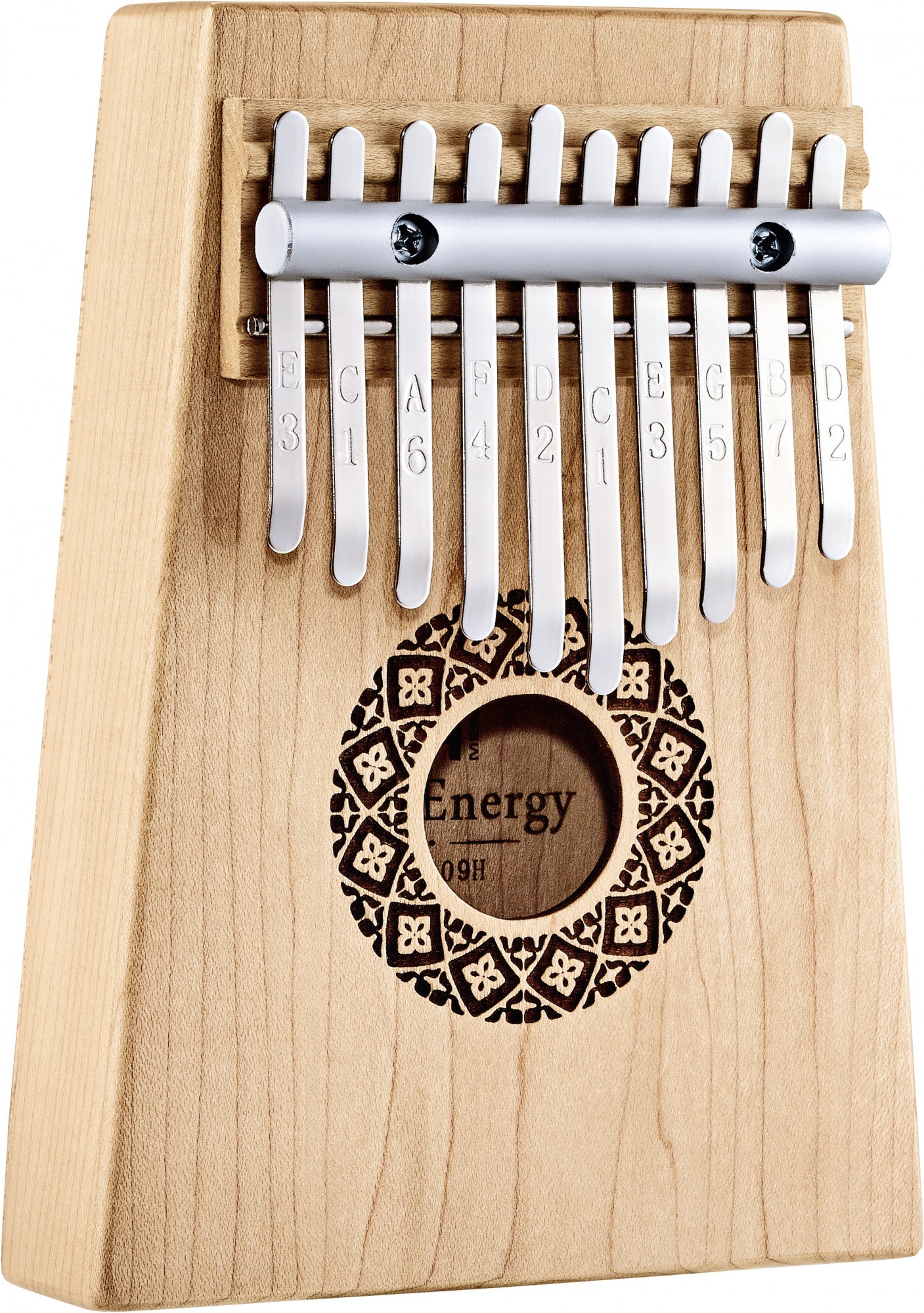 Meinl Sonic Energy Soundhole Kalimba - 10 notes / maple detail view 9 at Luna Panther