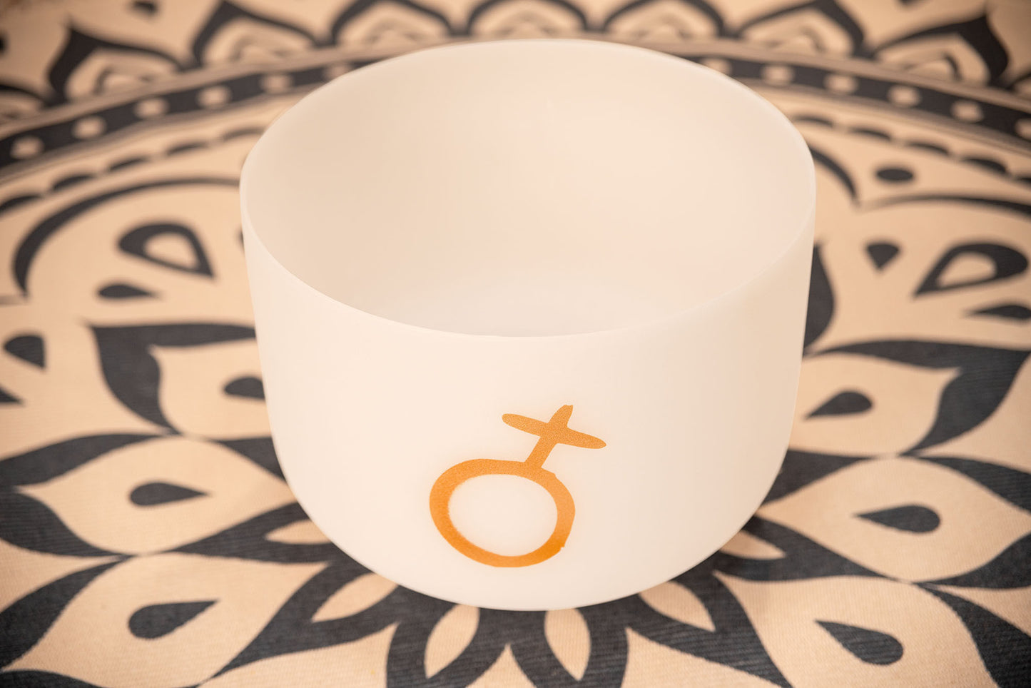 MEINL Sonic Energy Planetary Tuned Crystal Singing Bowl 12" - Earth Platonic Year/172.06 Hz detail view 5 at Luna Panther