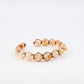 Copper & Natural Citrine Crystal Bracelet