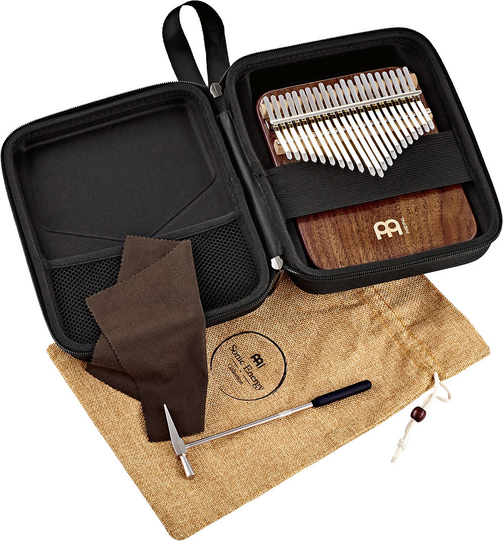 Meinl Sonic Energy Solid Kalimba - 21 notes, black walnut detail view 6 at Luna Panther