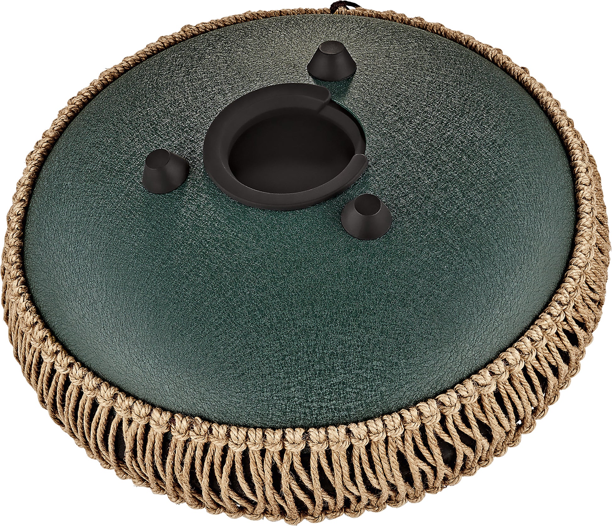 MEINL Sonic Energy Medium Octave Steel Tongue Drum 10" - F# Minor/8 Notes/432 Hz - Dark Green detail view 13 at Luna Panther