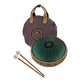 MEINL Sonic Energy Medium Octave Steel Tongue Drum 10" - F# Minor/8 Notes/432 Hz - Dark Green detail view 10 at Luna Panther