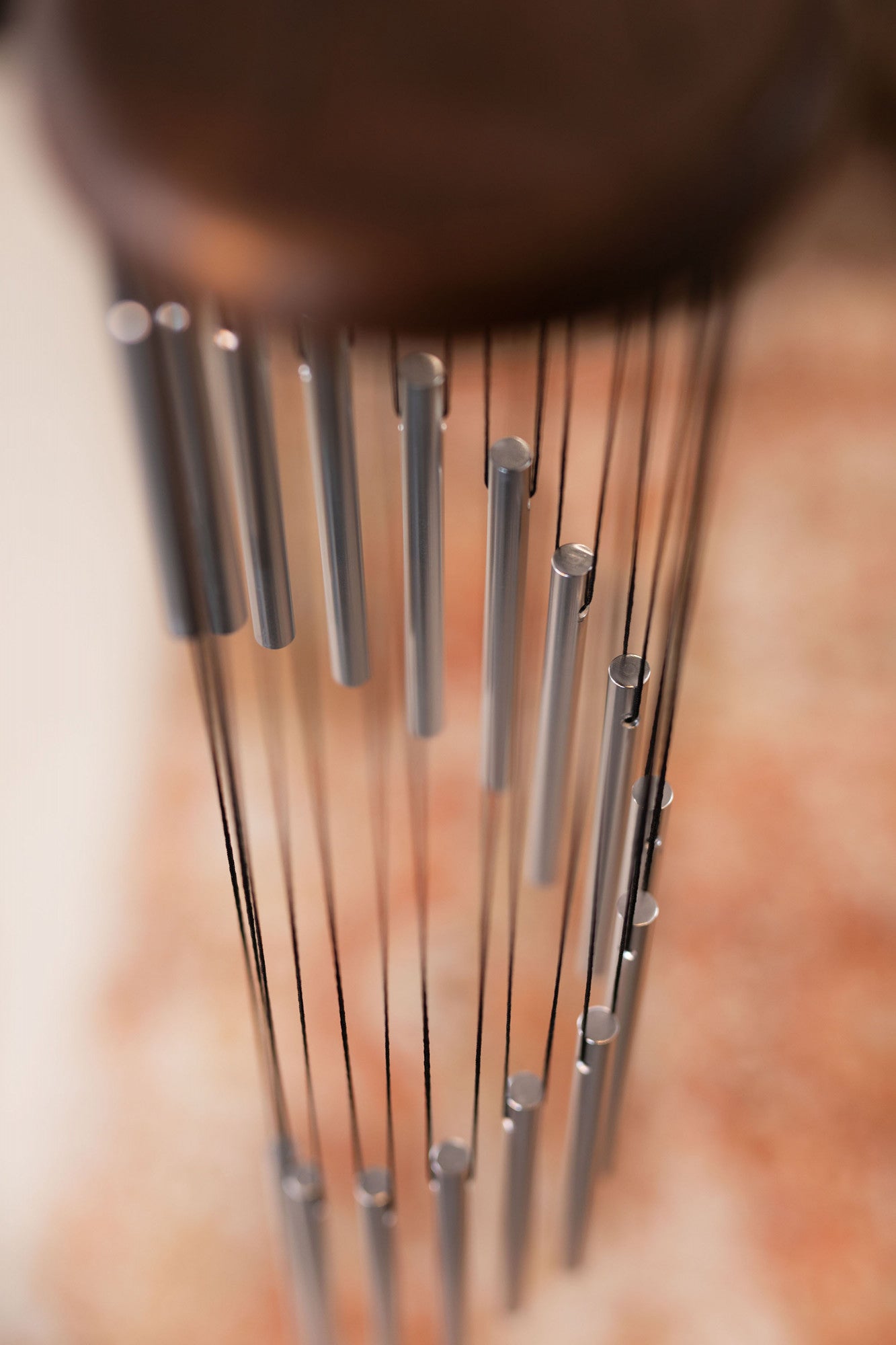 MEINL Sonic Energy Spiral Chime - 29"/73 cm - Silver detail view 5 at Luna Panther