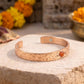 Copper Bracelet with Carnelian Crystal
