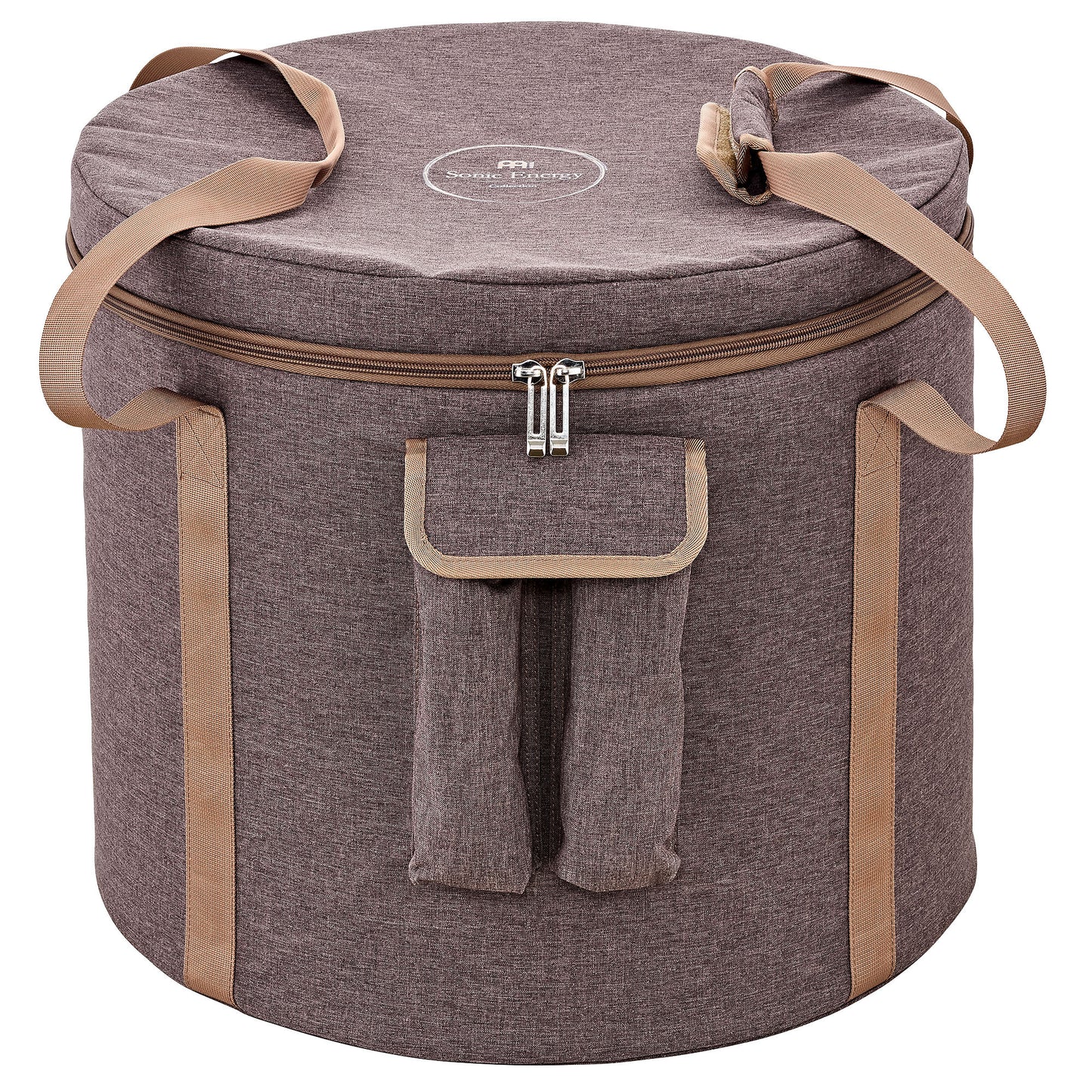 MEINL Sonic Energy 16" Crystal Singing Bowl Bag, for 15" & 16" bowls - Brown at Luna Panther
