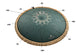 MEINL Sonic Energy Octave Steel Tongue Drum 16" - F# Minor/9 Notes>/432 Hz - Dark Green, Engrav detail view 5 at Luna Panther