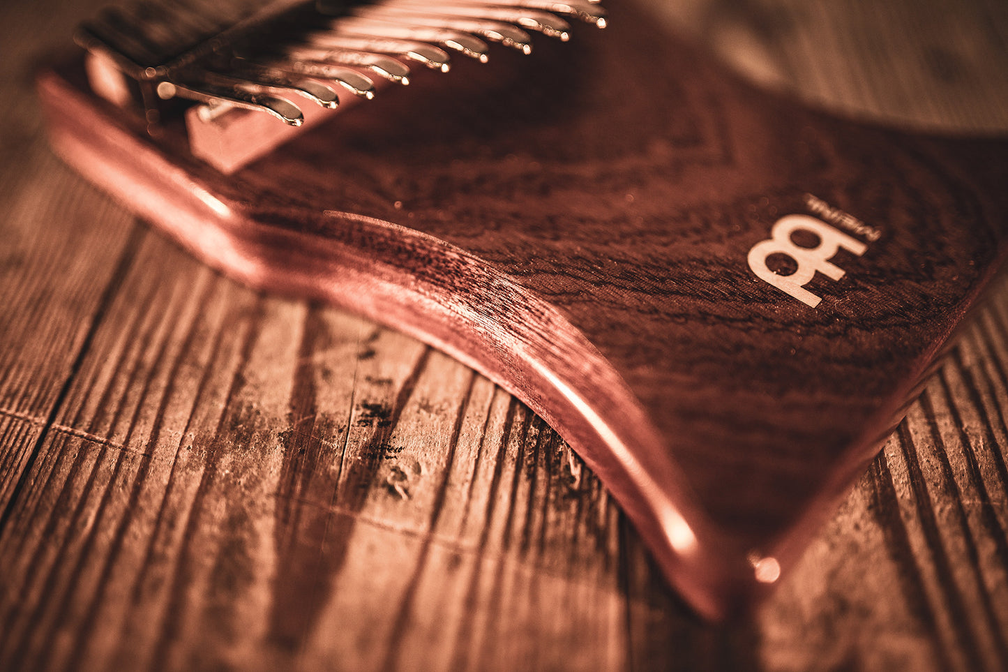 Meinl Sonic Energy Solid Kalimba - 17 notes, sapele detail view 13 at Luna Panther