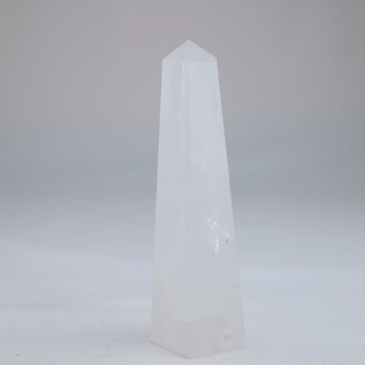 Clear Quartz Tower 67g side alternate view