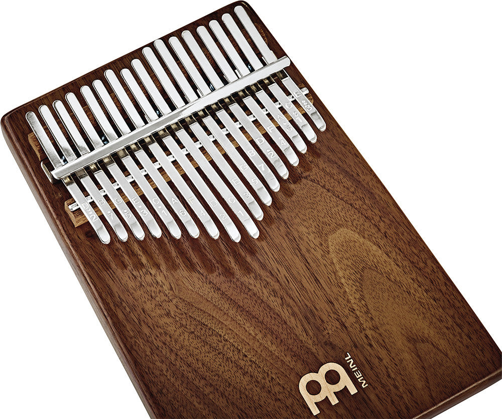 Meinl Sonic Energy Solid Kalimba - 17 notes, black walnut detail view 4 at Luna Panther