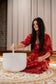 MEINL Sonic Energy White-Frosted Crystal Singing Bowl 14" - E3/Solarplexus Chakra/440 Hz detail view 4 at Luna Panther