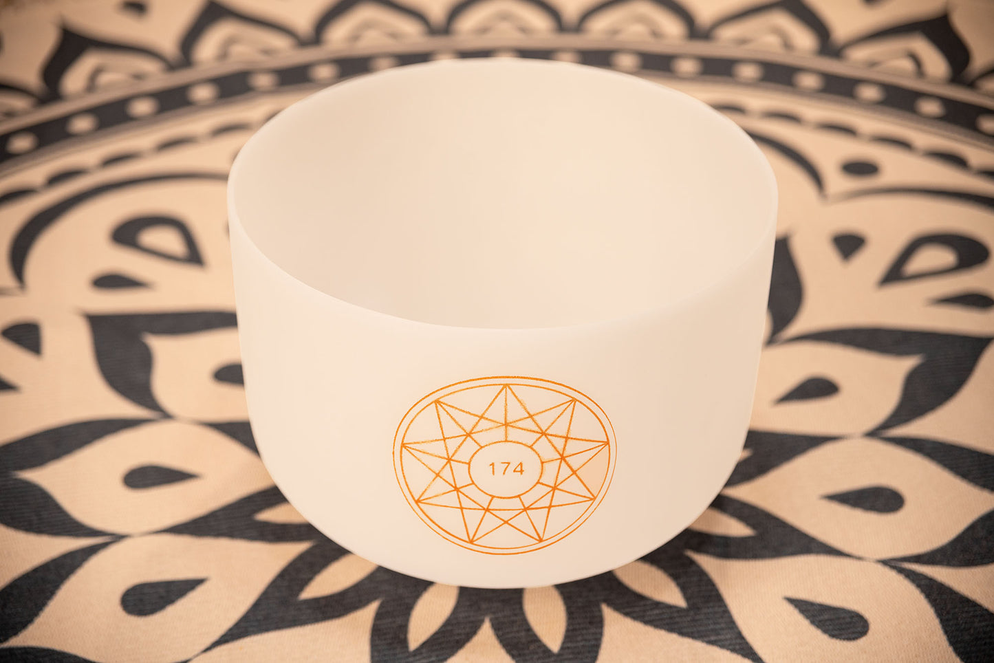 MEINL Sonic Energy Solfeggio Crystal Singing Bowl 12" - F3/174 Hz detail view 4 at Luna Panther